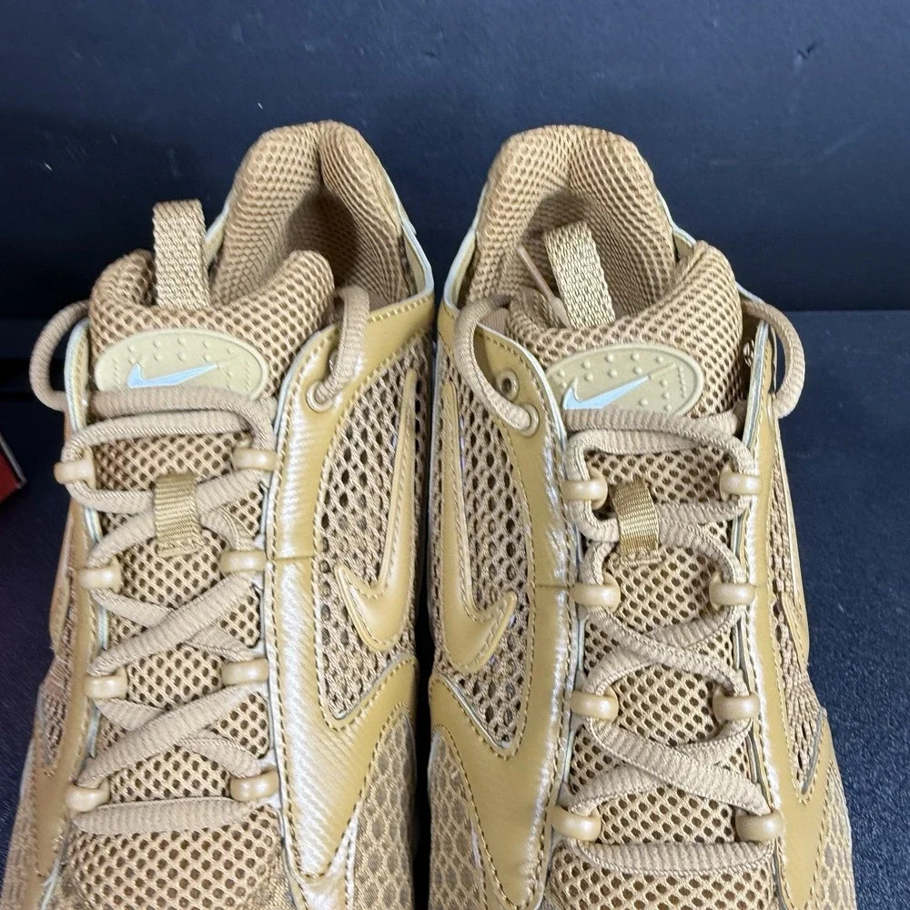 Nike Air Zoom Spiridon Cage 2 Men's Size 11 Wheat/White-Sail HQ3552-799 Sneakers